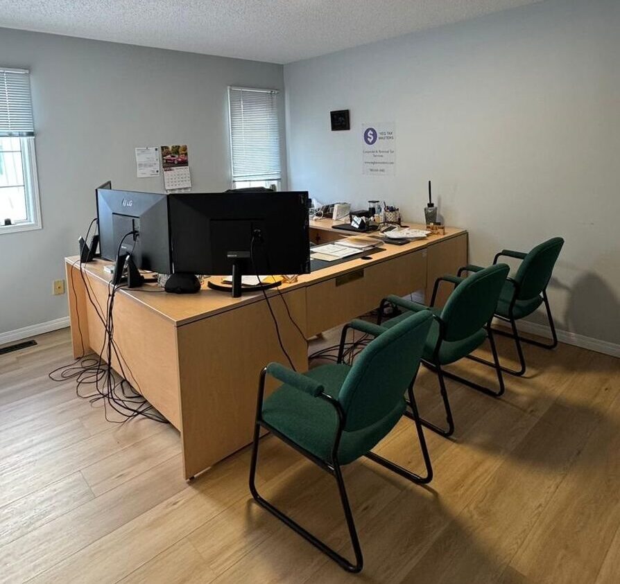 yeg tax accounting edmonton desk work area
